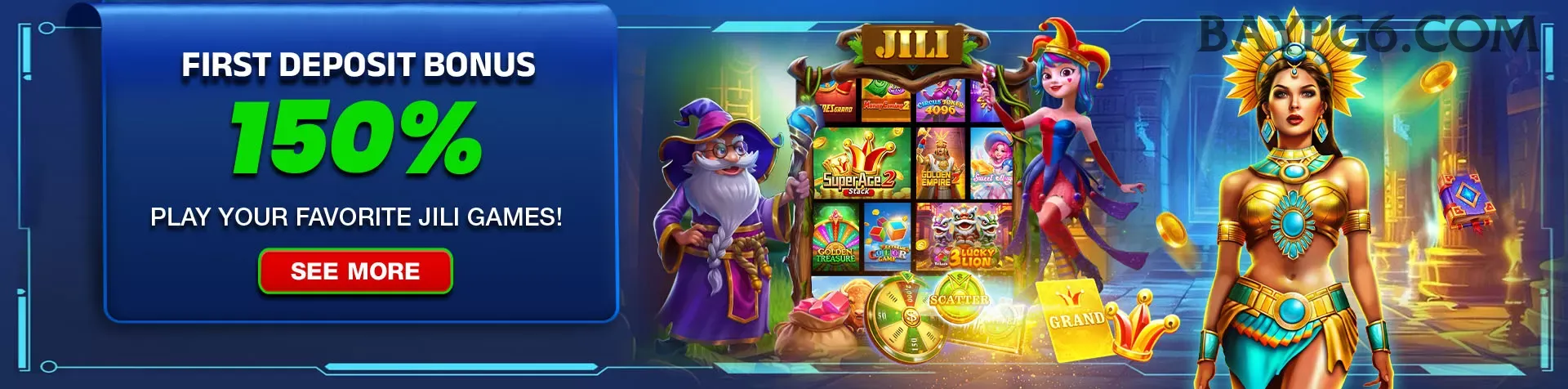 Bônus boas-vindas baypg R$100